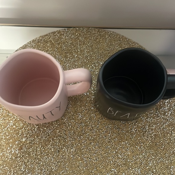 Rae Dunn beauty & beast mug set - Picture 2 of 2